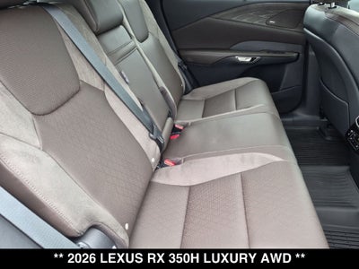 2026 Lexus RX HYBRID RX 350h LUXURY AWD