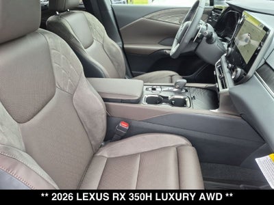 2026 Lexus RX HYBRID RX 350h LUXURY AWD