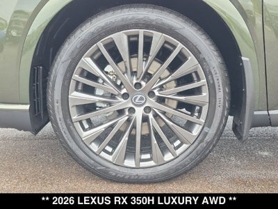 2026 Lexus RX HYBRID RX 350h LUXURY AWD