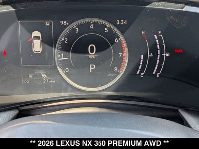 2026 Lexus NX 350 PREMIUM AWD