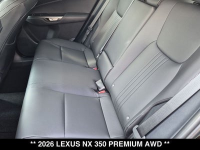 2026 Lexus NX 350 PREMIUM AWD