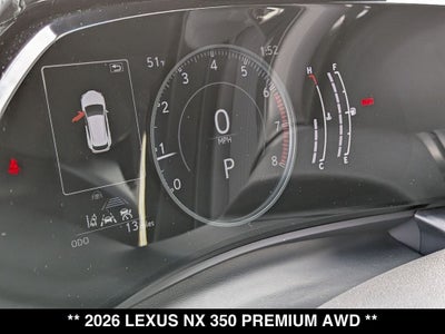 2026 Lexus NX 350 PREMIUM AWD