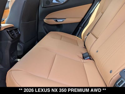 2026 Lexus NX 350 PREMIUM AWD
