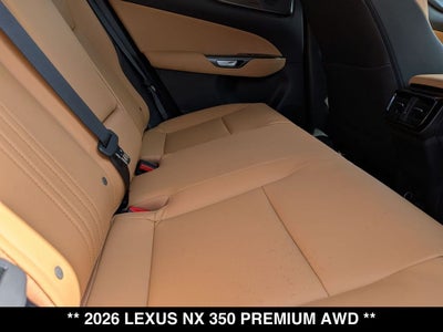 2026 Lexus NX 350 PREMIUM AWD