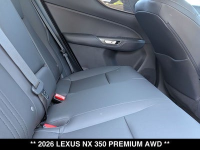 2026 Lexus NX 350 PREMIUM AWD