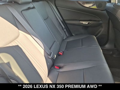 2026 Lexus NX 350 PREMIUM AWD