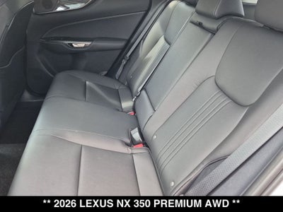 2026 Lexus NX 350 PREMIUM AWD