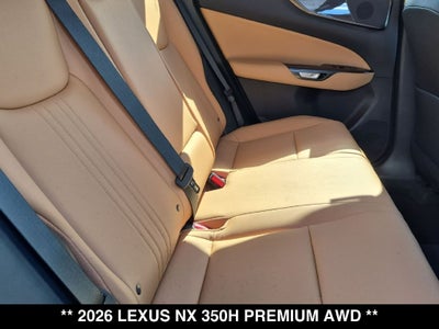 2026 Lexus NX HYBRID NX 350h PREMIUM AWD