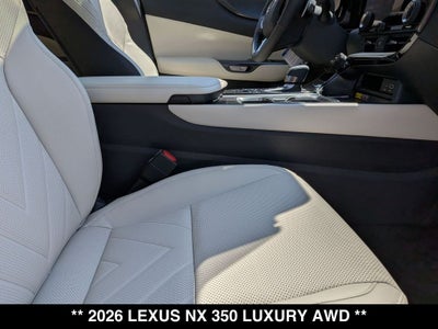 2026 Lexus NX 350 LUXURY AWD