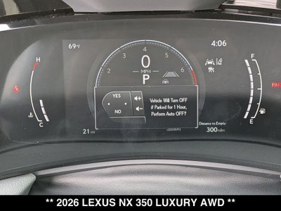 2026 Lexus NX 350 LUXURY AWD