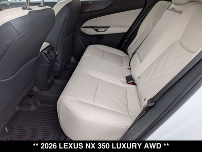 2026 Lexus NX 350 LUXURY AWD