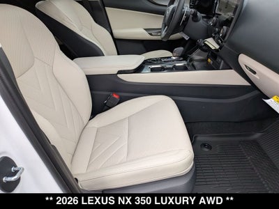 2026 Lexus NX 350 LUXURY AWD