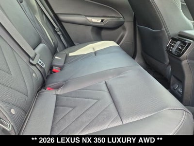 2026 Lexus NX 350 LUXURY AWD