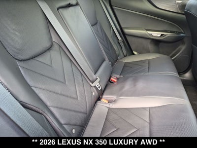 2026 Lexus NX 350 LUXURY AWD