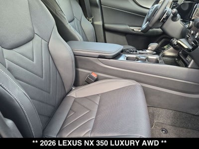 2026 Lexus NX 350 LUXURY AWD