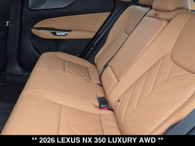 2026 Lexus NX 350 LUXURY AWD
