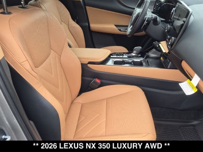 2026 Lexus NX 350 LUXURY AWD
