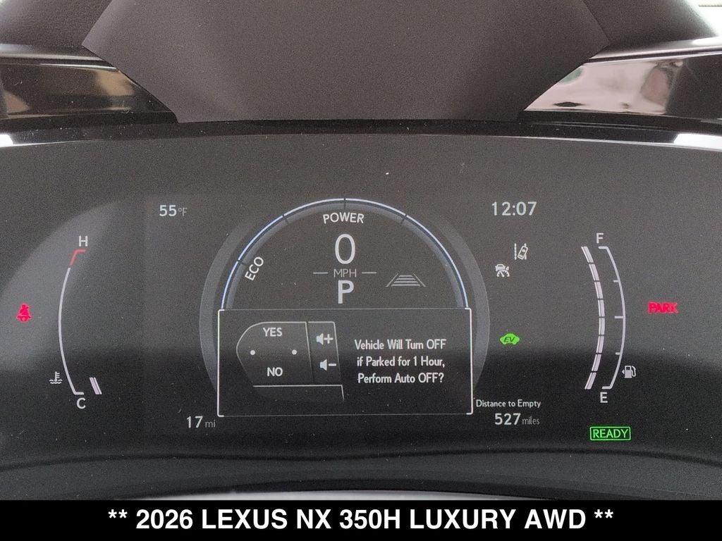 2026 Lexus NX HYBRID NX 350h LUXURY AWD