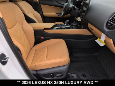 2026 Lexus NX HYBRID NX 350h LUXURY AWD