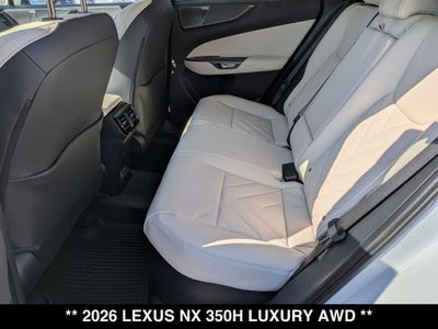2026 Lexus NX HYBRID NX 350h LUXURY AWD