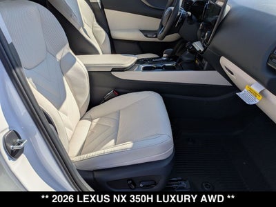 2026 Lexus NX HYBRID NX 350h LUXURY AWD
