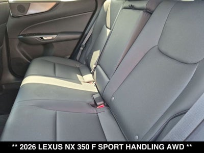 2026 Lexus NX 350 F SPORT HANDLING AWD