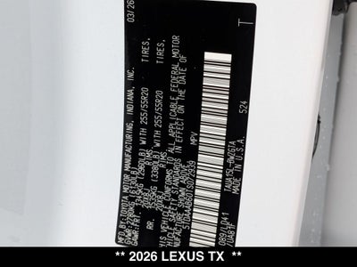 2026 Lexus TX 350 LUXURY AWD