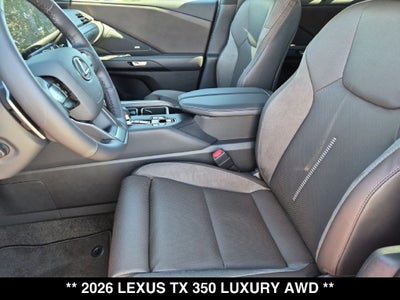 2026 Lexus TX 350 LUXURY AWD