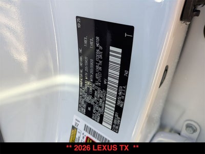 2026 Lexus TX 350 LUXURY AWD