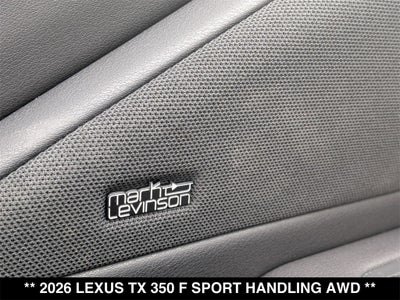 2026 Lexus TX 350 F SPORT HANDLING AWD