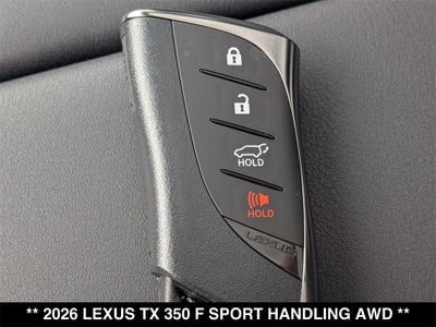 2026 Lexus TX 350 F SPORT HANDLING AWD