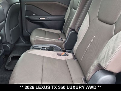 2026 Lexus TX 350 LUXURY AWD