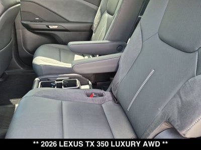 2026 Lexus TX 350 LUXURY AWD