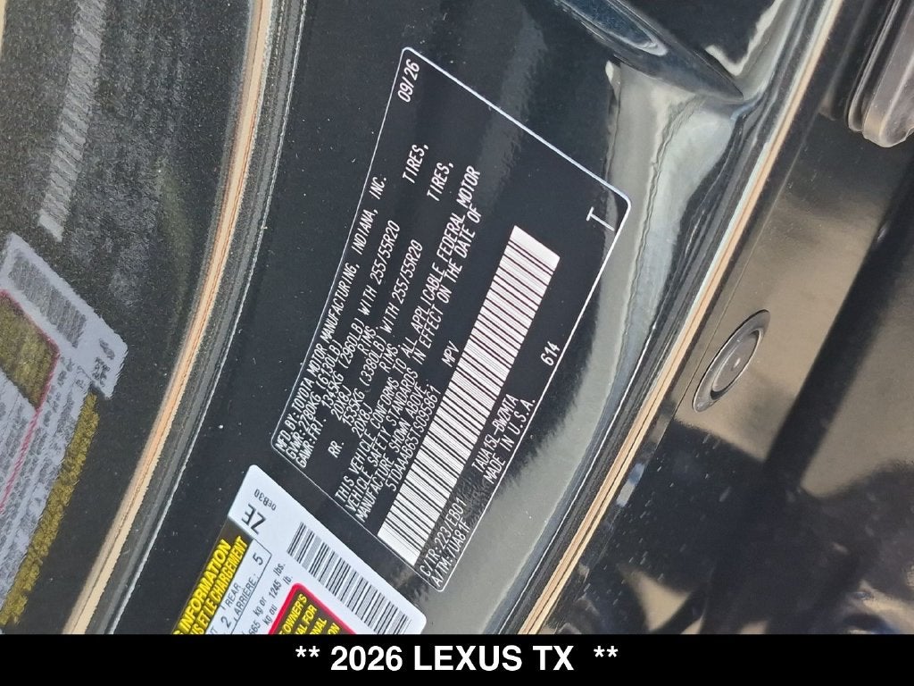 2026 Lexus TX 350 PREMIUM AWD