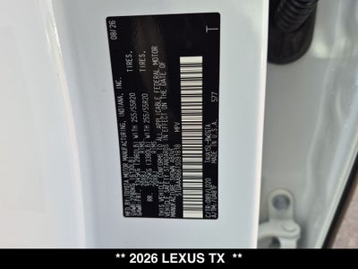 2026 Lexus TX 350 LUXURY AWD