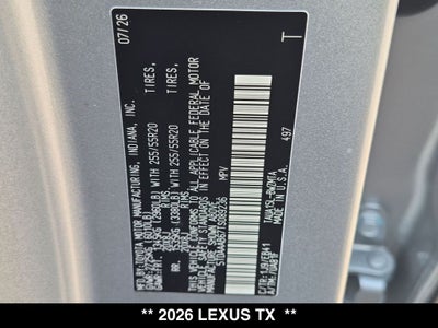 2026 Lexus TX 350 PREMIUM AWD
