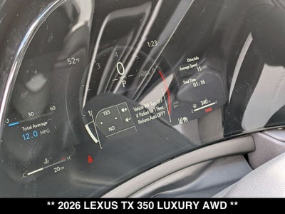 2026 Lexus TX 350 LUXURY AWD