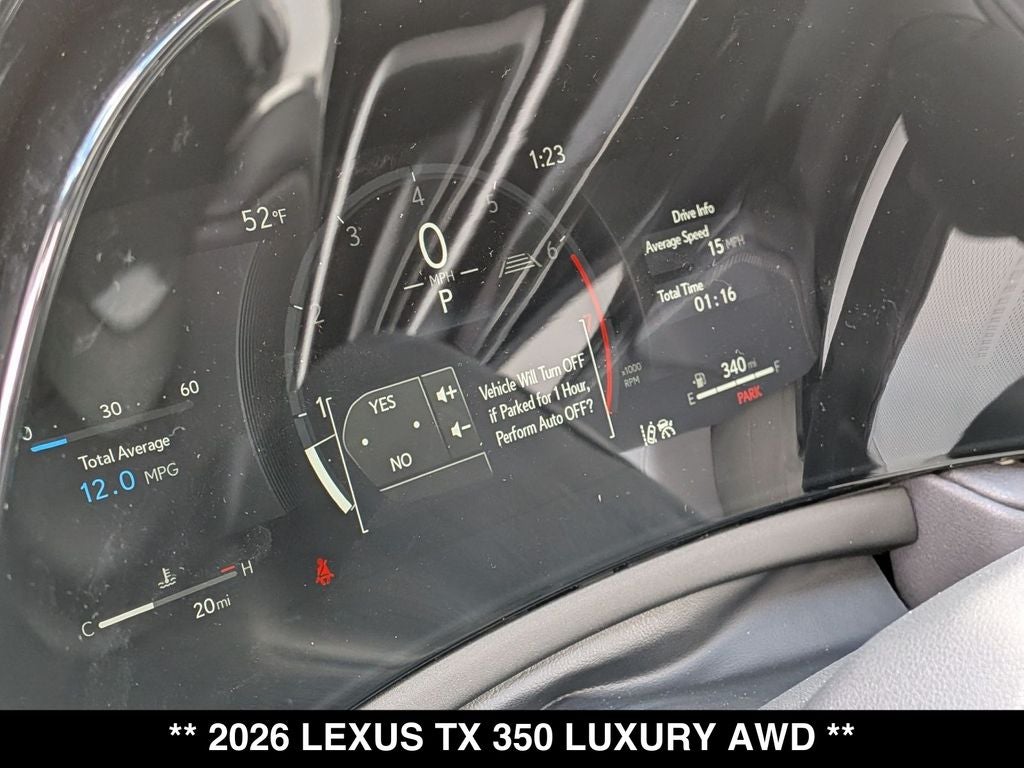 2026 Lexus TX 350 LUXURY AWD