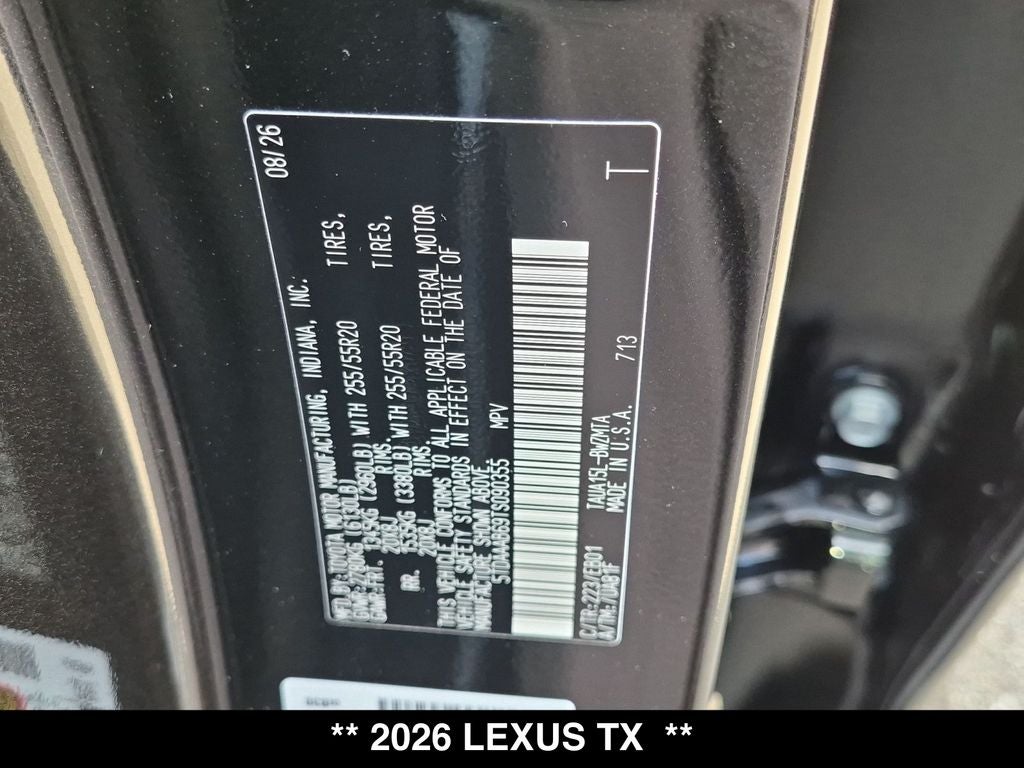 2026 Lexus TX 350 PREMIUM AWD