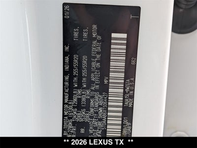 2026 Lexus TX 350 LUXURY AWD