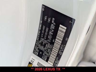 2026 Lexus TX HYBRID TX 500h F SPORT PERFORMANCE PREMIUM AWD