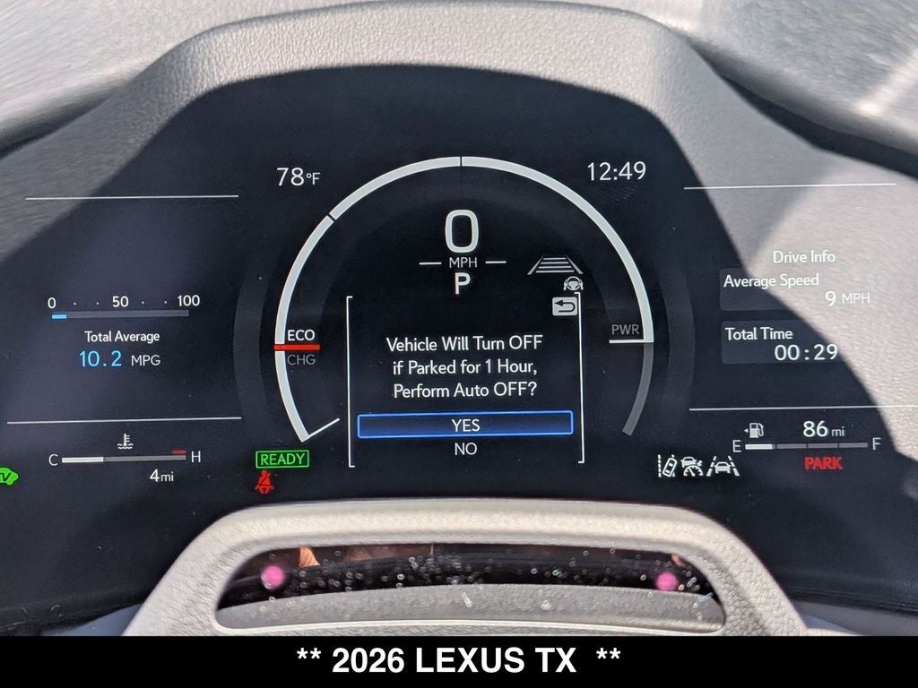 2026 Lexus TX HYBRID TX 500h F SPORT PERFORMANCE PREMIUM AWD