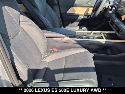 2026 Lexus ESe ES 500e LUXURY AWD