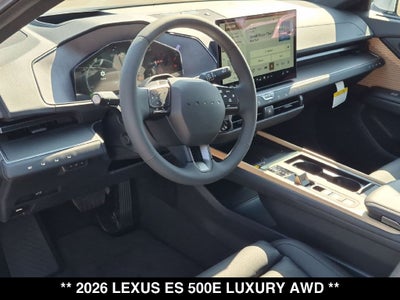2026 Lexus ESe ES 500e LUXURY AWD