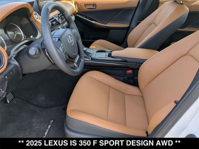 2025 Lexus IS 350 F SPORT DESIGN AWD