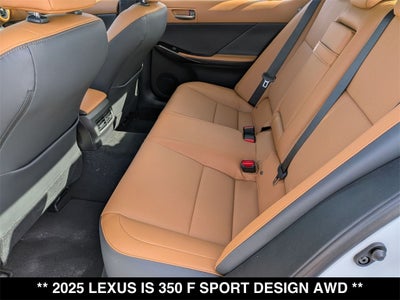 2025 Lexus IS 350 F SPORT DESIGN AWD