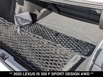 2025 Lexus IS 350 F SPORT DESIGN AWD