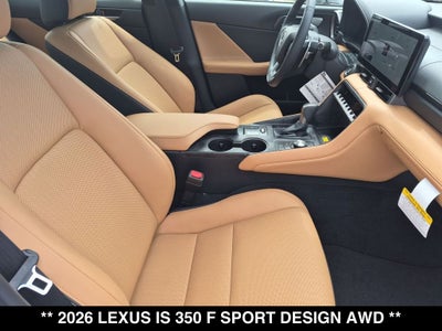2026 Lexus IS 350 F SPORT DESIGN AWD