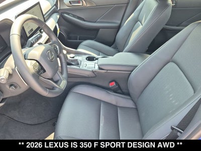 2026 Lexus IS 350 F SPORT DESIGN AWD