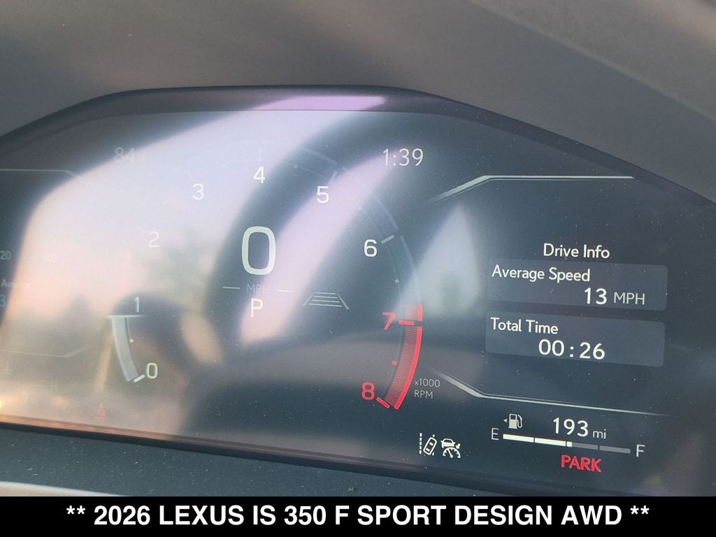 2026 Lexus IS 350 F SPORT DESIGN AWD